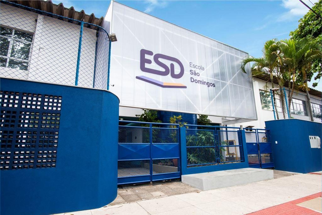 Fachada da Unidade I — Educação Infantil ao 5º ano da Escola São Domingos