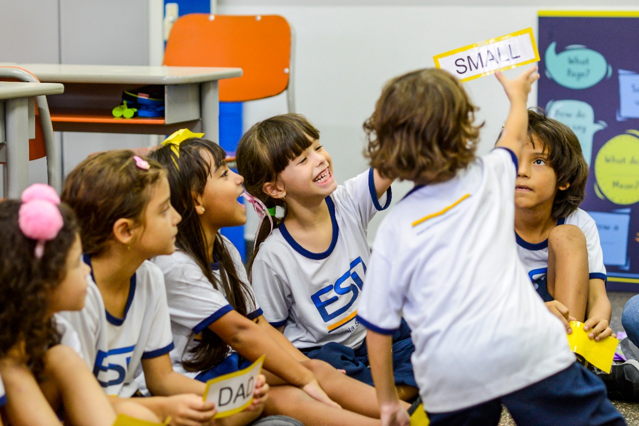 aula de inglês